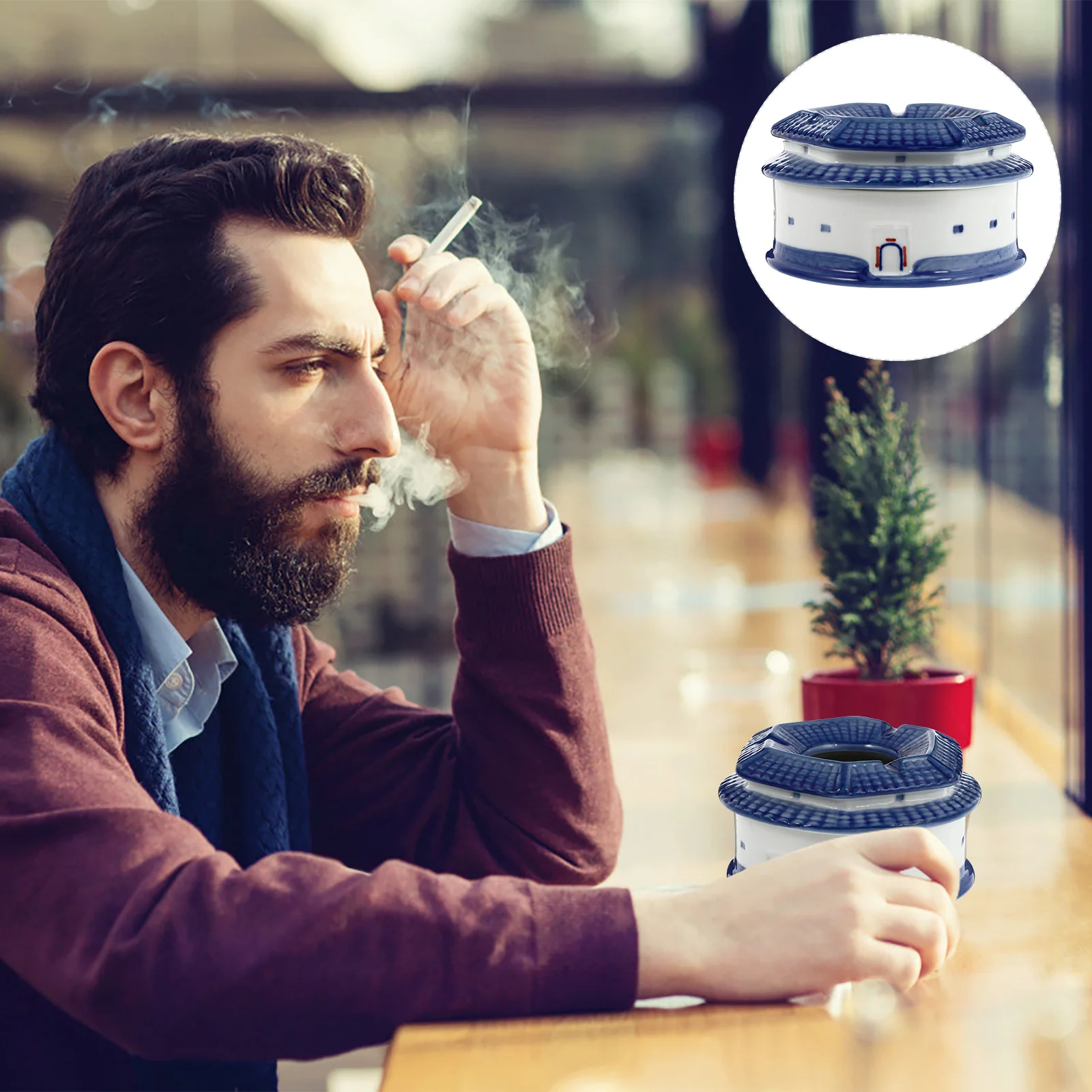 1Pc Household Furnishing Ashtray Desktop Creative Design Ashtray for Decor
1Pc Household Furnishing Ashtray Desktop Creative Design Ashtray for Decor