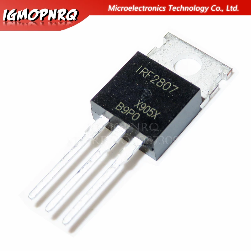 10pcs IRF2807 IRF2807PBF MOSFET MOSFET N 75V 82A TO-220 new original Immediate delivery
10pcs IRF2807 IRF2807PBF MOSFET MOSFET N 75V 82A TO-220 new original Immediate delivery