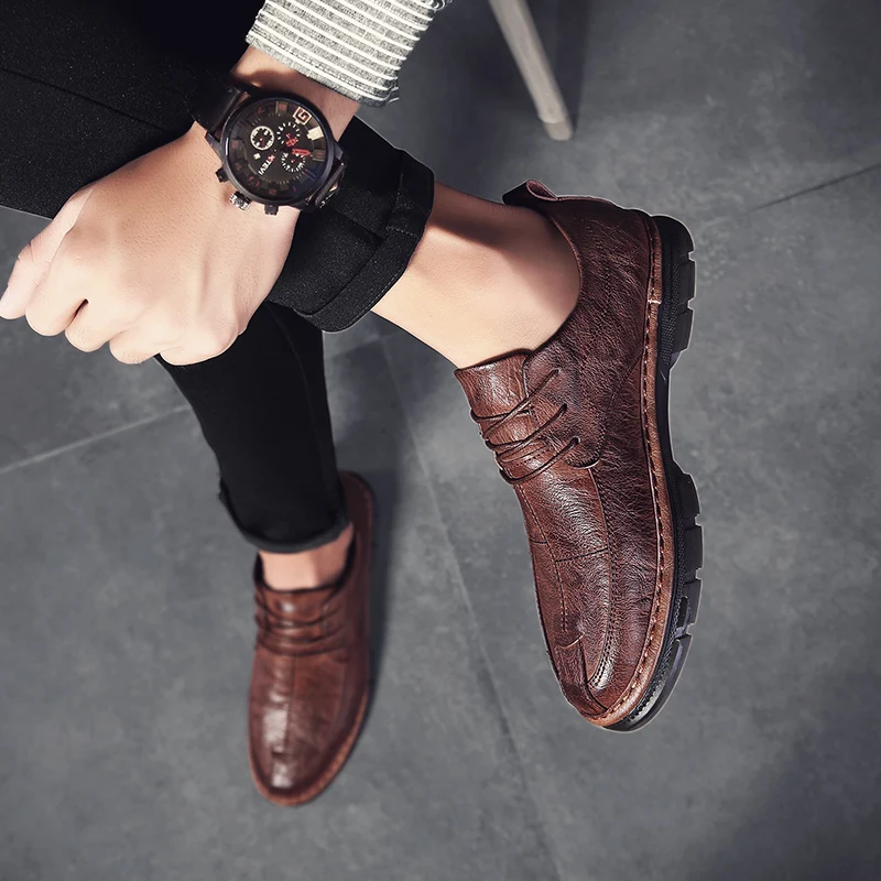 Men Fashion Shoes Fashion Men Casual Shoes Men's Moccasins Leisure For Leather Zapatos Cuero Hombre Sneakers Loafers
Men Fashion Shoes Fashion Men Casual Shoes Men's Moccasins Leisure For Leather Zapatos Cuero Hombre Sneakers Loafers