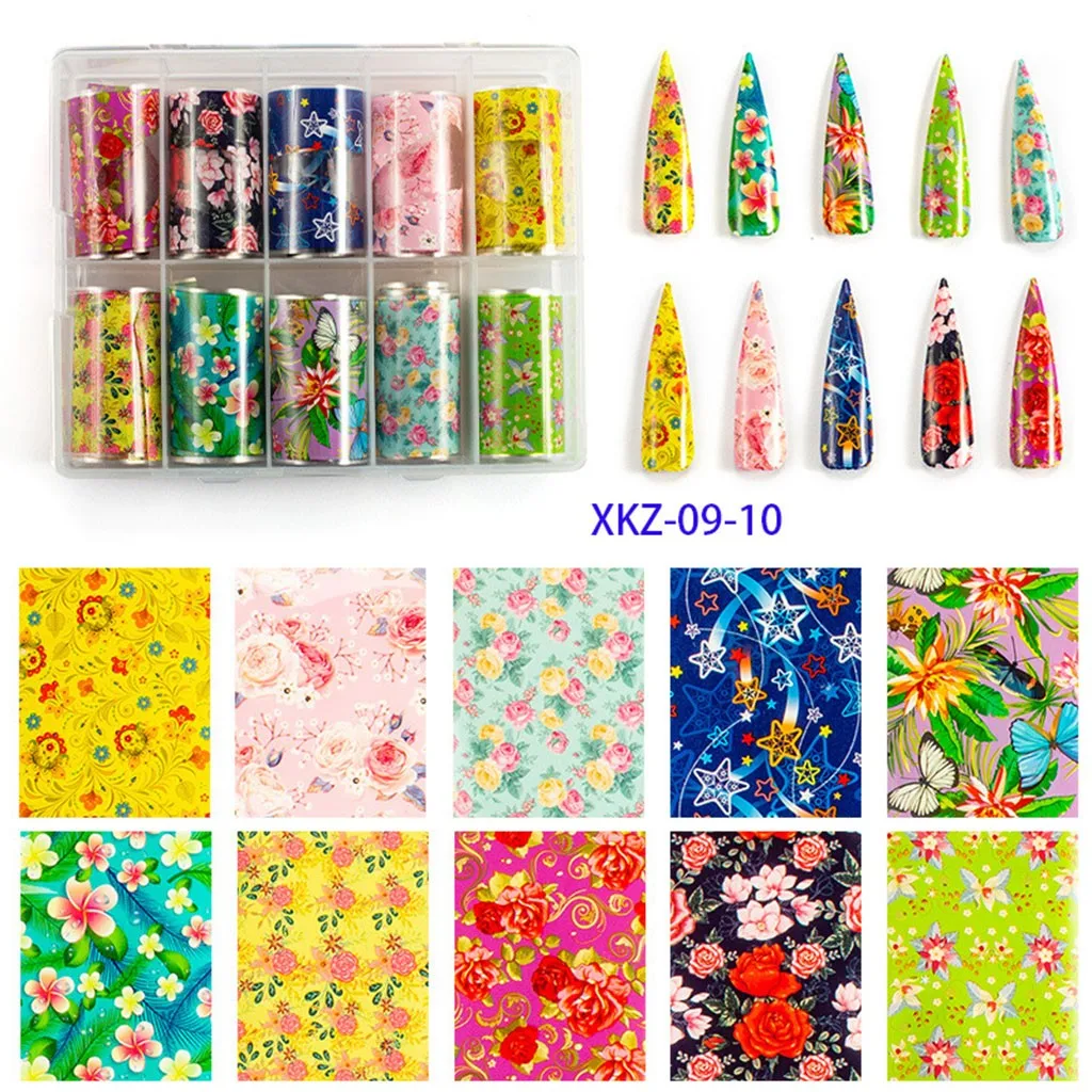 3 Boxes Fashion Starry Sky Series Nail Stickers Japanese Spring Flowers Foil Transfer Paper Stickers Nails Accessories#E
3 Boxes Fashion Starry Sky Series Nail Stickers Japanese Spring Flowers Foil Transfer Paper Stickers Nails Accessories#E