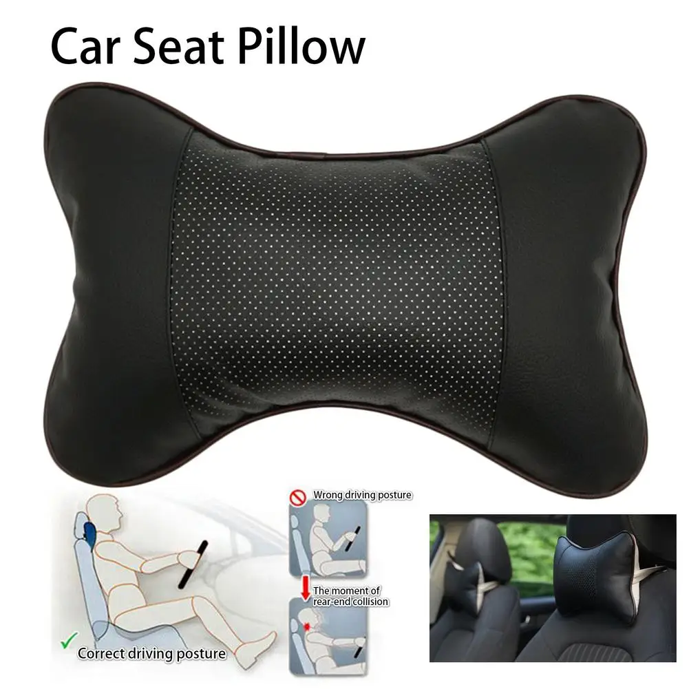 Car Neck Pillows Both Side PVC Leather 1pcs Pack Headrest For Head Pain Relief Filled Fiber Universal Car Pillow
Car Neck Pillows Both Side PVC Leather 1pcs Pack Headrest For Head Pain Relief Filled Fiber Universal Car Pillow