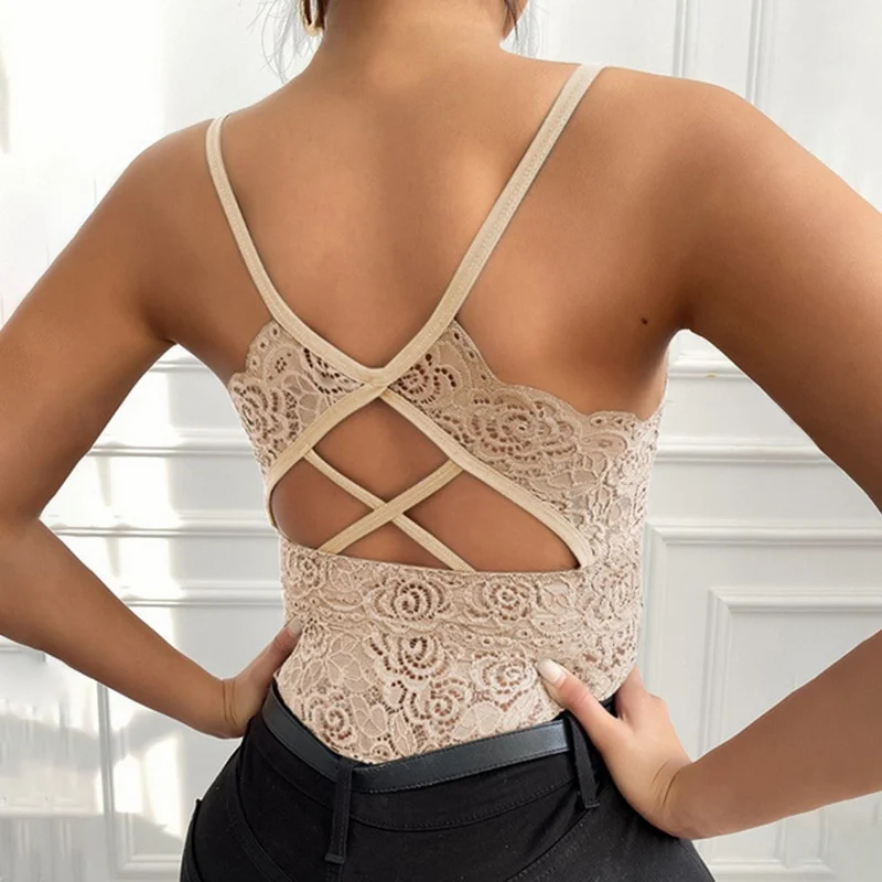 WENYUJH Women Hollow Out Bralette Solid Color Beauty Back Lace Underwear Sexy Vest Female Add Pad Wireless Bra Seamless Lingerie
WENYUJH Women Hollow Out Bralette Solid Color Beauty Back Lace Underwear Sexy Vest Female Add Pad Wireless Bra Seamless Lingerie