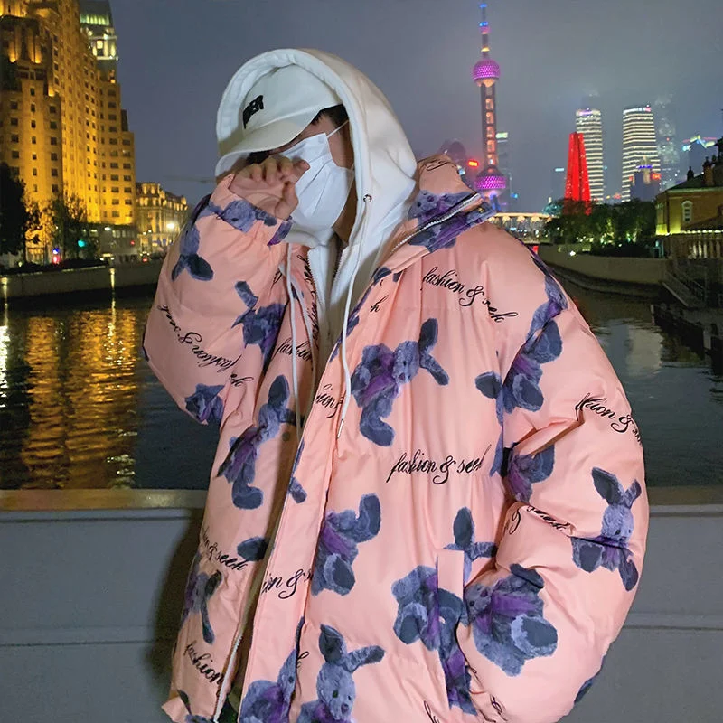 Privathinker 2021 Winter Hooded Parkas Rabbit Graphic Oversized Harajuku Winter Jackets Fashion Brand Thicken Male Coats
Privathinker 2021 Winter Hooded Parkas Rabbit Graphic Oversized Harajuku Winter Jackets Fashion Brand Thicken Male Coats