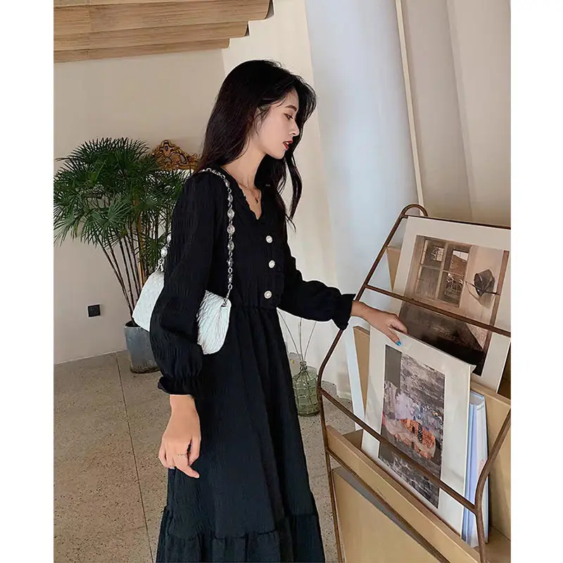 women white long sleeve dress high waist long skirt female spring and autumn women dress
women white long sleeve dress high waist long skirt female spring and autumn women dress