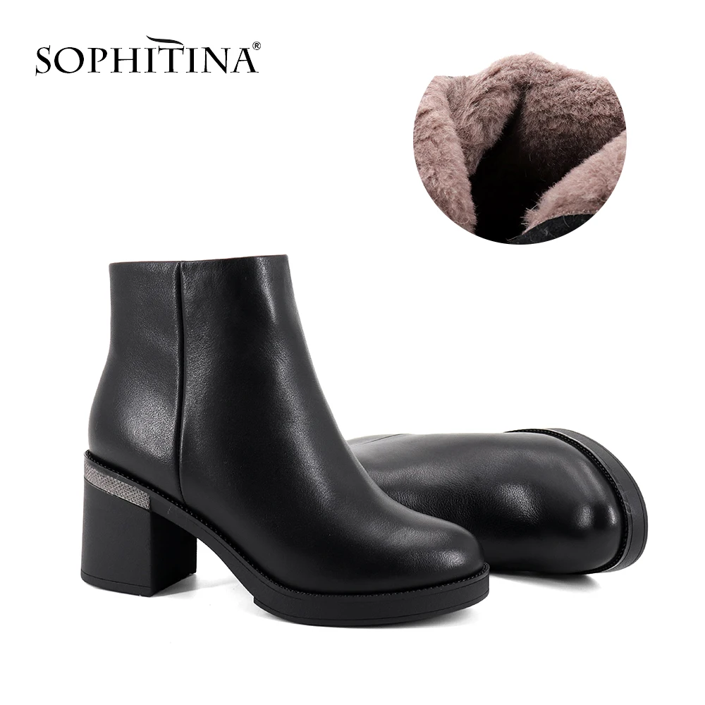 SOPHITINA/Повседневные женские ботиньки. Ботинки женские из натуральной кожи, внутри ворсин.Удобная с квадратным каблуком обувь с круглым носко...
SOPHITINA/Повседневные женские ботиньки. Ботинки женские из натуральной кожи, внутри ворсин.Удобная с квадратным каблуком обувь с круглым носко...