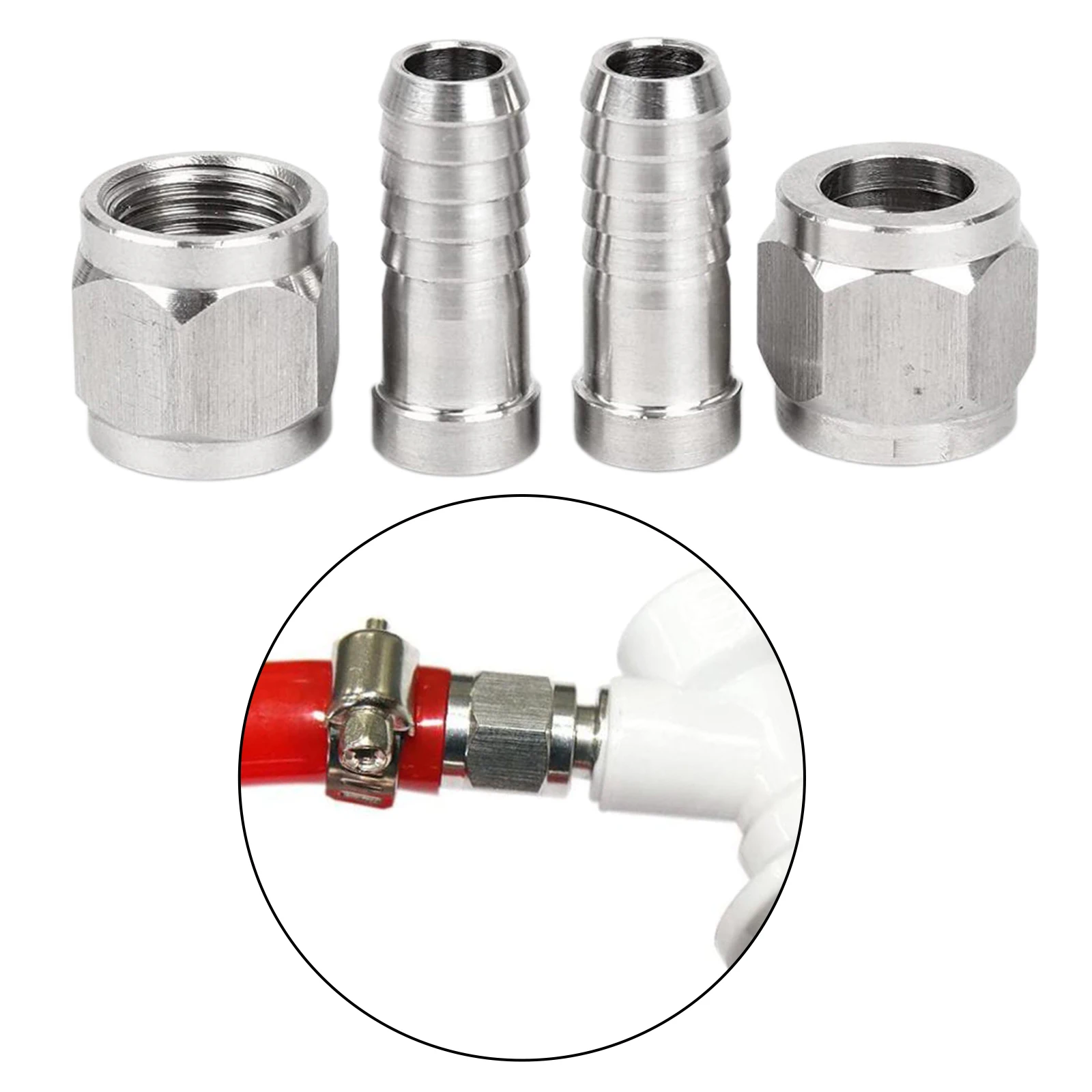 Professional Ball Lock MFL Beer Keg Disconnect Set w/ Swivel Nuts 1/4'' MFL 5/16'' Barbed
Professional Ball Lock MFL Beer Keg Disconnect Set w/ Swivel Nuts 1/4'' MFL 5/16'' Barbed