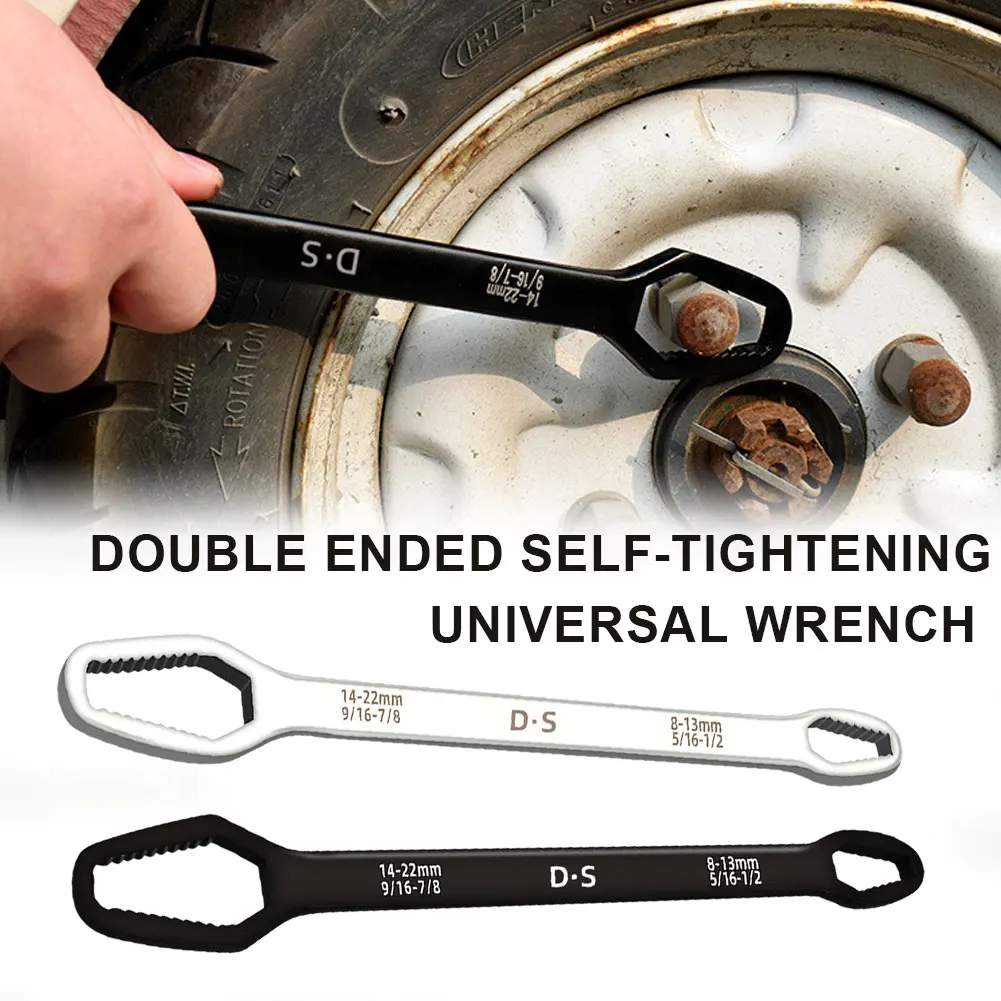 Universal Double Ended Wrench Adjustable Universal Wrench 8-22mm Ratchet Wrench Spanner Bicycle Motorcycle Car Repairing Tools
Universal Double Ended Wrench Adjustable Universal Wrench 8-22mm Ratchet Wrench Spanner Bicycle Motorcycle Car Repairing Tools