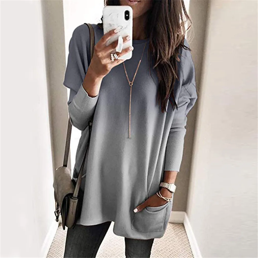 Newly Women Gradient Color T-shirt Round Neck Long Sleeve Pullover Shirt Blouse Casual Tops S66
Newly Women Gradient Color T-shirt Round Neck Long Sleeve Pullover Shirt Blouse Casual Tops S66