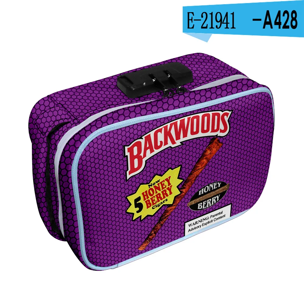 Box Cigarette Case holder bag BACKWOODS Tobacco Bag Package 3D Printed Combination Lock Odor Isolation Storage Deodorant
Box Cigarette Case holder bag BACKWOODS Tobacco Bag Package 3D Printed Combination Lock Odor Isolation Storage Deodorant