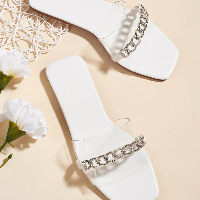 Women Slippers Female Shoes Rubber Slippers For Home Metal Decoration Pvc Ladies Flip Flops Slides 2021 Summer Shoes For Women
Women Slippers Female Shoes Rubber Slippers For Home Metal Decoration Pvc Ladies Flip Flops Slides 2021 Summer Shoes For Women