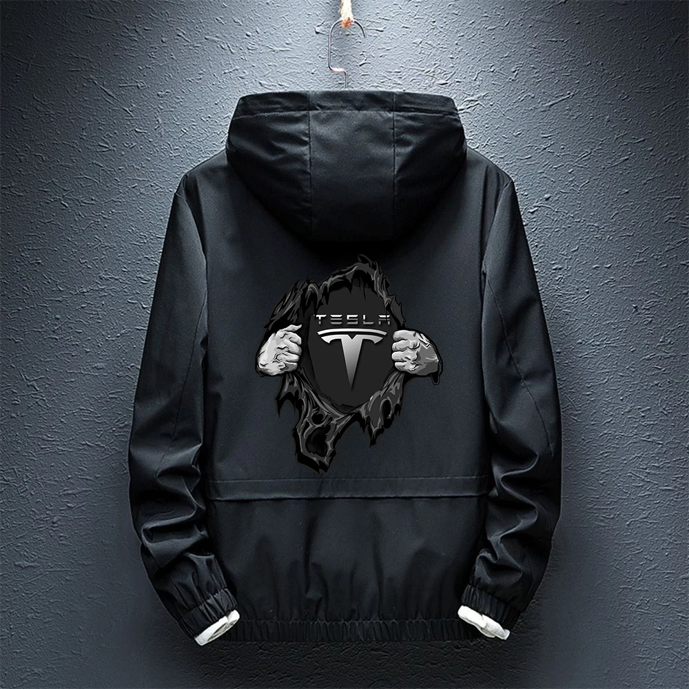 2021 New Mens Tesla Car Logo Fashion Jacket Zipper Hoodies Splice Windbreaker Waterproof Man Coat Casual Jackets Tops
2021 New Mens Tesla Car Logo Fashion Jacket Zipper Hoodies Splice Windbreaker Waterproof Man Coat Casual Jackets Tops