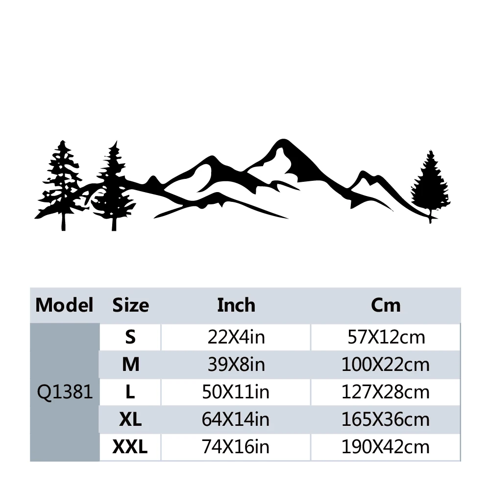 Hot Forest View Car Decal Beautiful Car Stickers Mountain scenery Vinyl Decal Waterproof Accessories Vinyl Decal Personality
Hot Forest View Car Decal Beautiful Car Stickers Mountain scenery Vinyl Decal Waterproof Accessories Vinyl Decal Personality