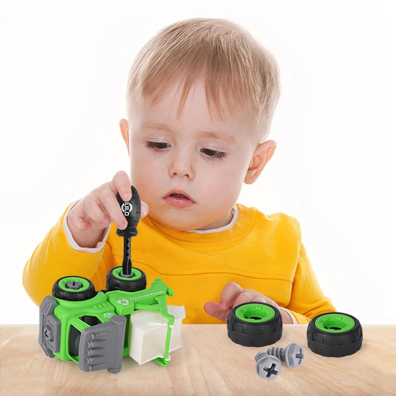 Children's Disassemble Toy Construction Engineering Car Dump Truck Fire Truck Screw Nut Assembled Toys for Kids Boys Gift
Children's Disassemble Toy Construction Engineering Car Dump Truck Fire Truck Screw Nut Assembled Toys for Kids Boys Gift