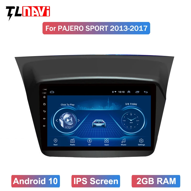 Автомобильный мультимедийный плеер 9 "Android 10 автомобильное радио GPS для 1MITSUBISHI