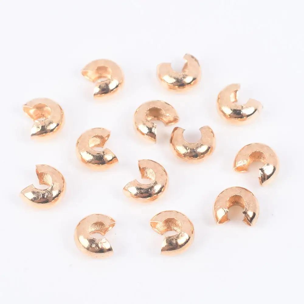 100Pcs/Lot Copper Crimp Covers Knot Beads End Tips Dia 3 4 5mm Stopper Spacer Beads For DIY Jewelry Making Findings Supplies
100Pcs/Lot Copper Crimp Covers Knot Beads End Tips Dia 3 4 5mm Stopper Spacer Beads For DIY Jewelry Making Findings Supplies