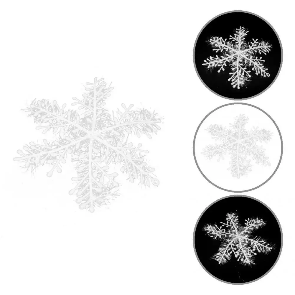 Long-lasting 30Pcs Pretty White Snowflake Christmas Decorations Eco-friendly Hanging Decoration Anti-fade for New Year 
Long-lasting 30Pcs Pretty White Snowflake Christmas Decorations Eco-friendly Hanging Decoration Anti-fade for New Year