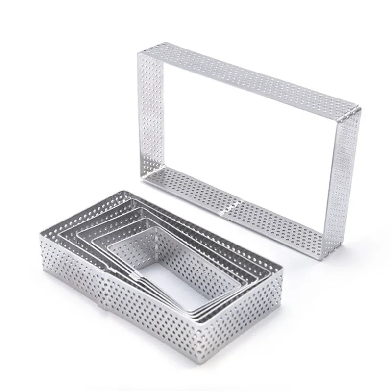 6Pcs/set Mini Tart Ring Stainless Steel Tartlet Mold Small Circle Cutter Pie Ring Heat-Resistant Perforated Cake Mousse Molds
6Pcs/set Mini Tart Ring Stainless Steel Tartlet Mold Small Circle Cutter Pie Ring Heat-Resistant Perforated Cake Mousse Molds