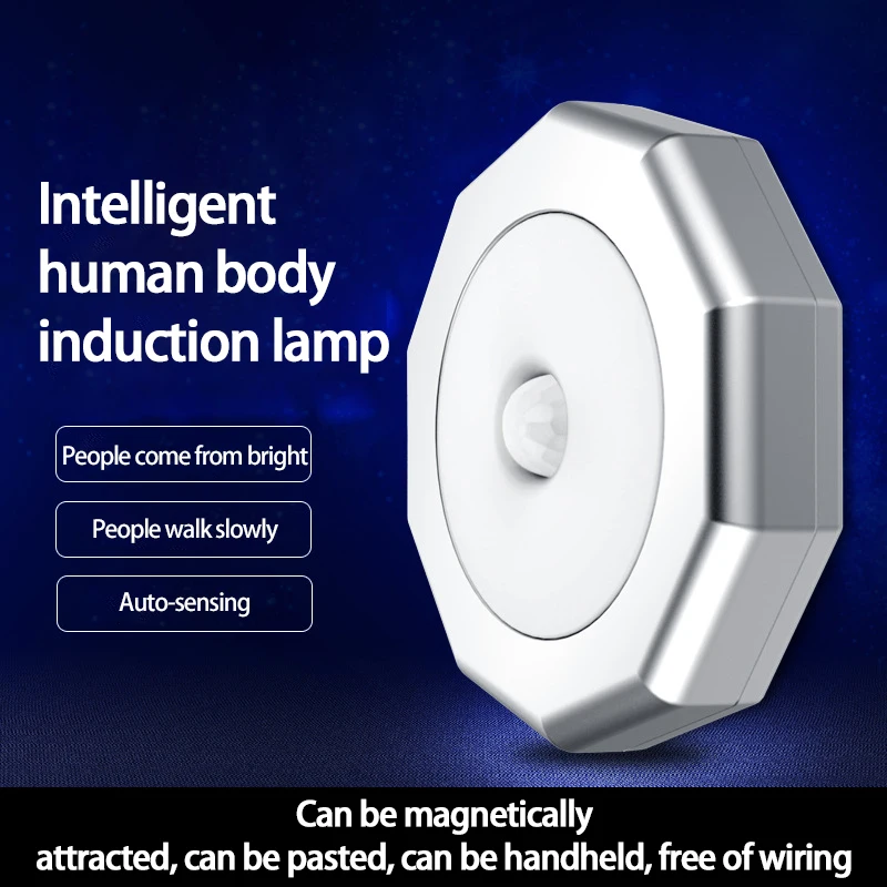 Motion Sensor Wireless LED Night Lights Bedroom Decor Light Detector Wall Decorative Lamp Staircase Closet Room Aisle Lighting
Motion Sensor Wireless LED Night Lights Bedroom Decor Light Detector Wall Decorative Lamp Staircase Closet Room Aisle Lighting