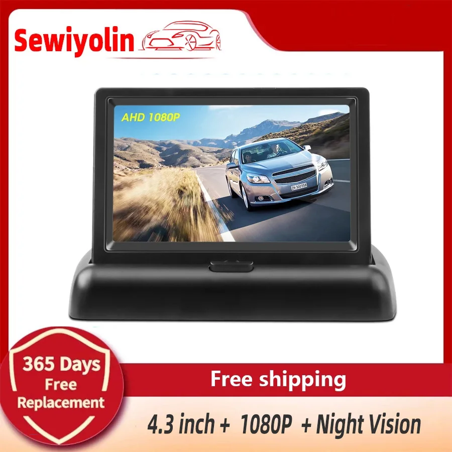 4.3 Inch Rear View Camera AHD 1080P Backup Camera Reverse Image Car AHD Monitor Super Night Vision Waterproof 4 Pin Sewiyolin
4.3 Inch Rear View Camera AHD 1080P Backup Camera Reverse Image Car AHD Monitor Super Night Vision Waterproof 4 Pin Sewiyolin