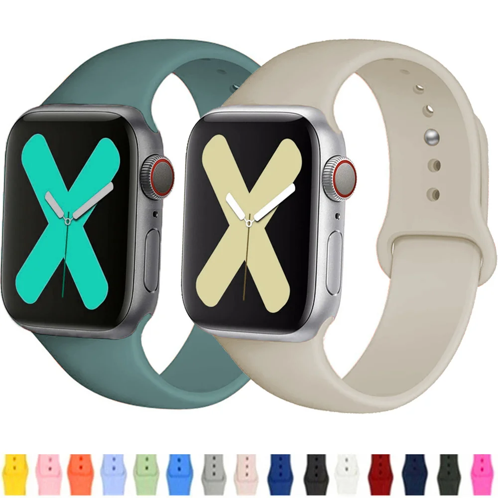 Силиконовый ремешок для Apple watch band 44 мм 42 мм, браслет для смарт-часов iWatch 40 мм 38 мм, correa для apple watch 6 SE 5 4 3 7
Силиконовый ремешок для Apple watch band 44 мм 42 мм, браслет для смарт-часов iWatch 40 мм 38 мм, correa для apple watch 6 SE 5 4 3 7