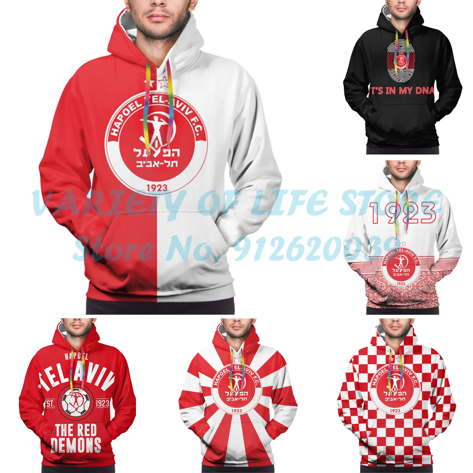 Hapoel Tel Aviv FC 1923 3D Printing Men's Pullover Hoodie Hooded Sweatshirt Casual Hoodie with Pocket
Hapoel Tel Aviv FC 1923 3D Printing Men's Pullover Hoodie Hooded Sweatshirt Casual Hoodie with Pocket