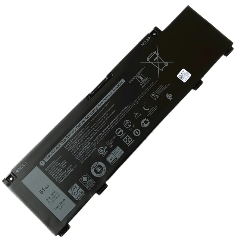 Original 266J9 M4GWP Laptop Battery For Dell G3 15 3790 3590 3779 G5 5587 5590 INS 15PR 1545W 1745W 1845BL 1762BL 1742BR 1548BR
Original 266J9 M4GWP Laptop Battery For Dell G3 15 3790 3590 3779 G5 5587 5590 INS 15PR 1545W 1745W 1845BL 1762BL 1742BR 1548BR