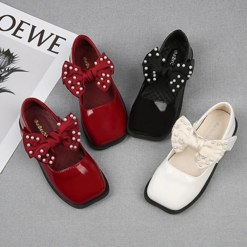 Spring New Cute Bow Square Toe Children's Shoes School Children's Performance Shoes Korean Princess Shoes Kids Shoes for Girl
Spring New Cute Bow Square Toe Children's Shoes School Children's Performance Shoes Korean Princess Shoes Kids Shoes for Girl