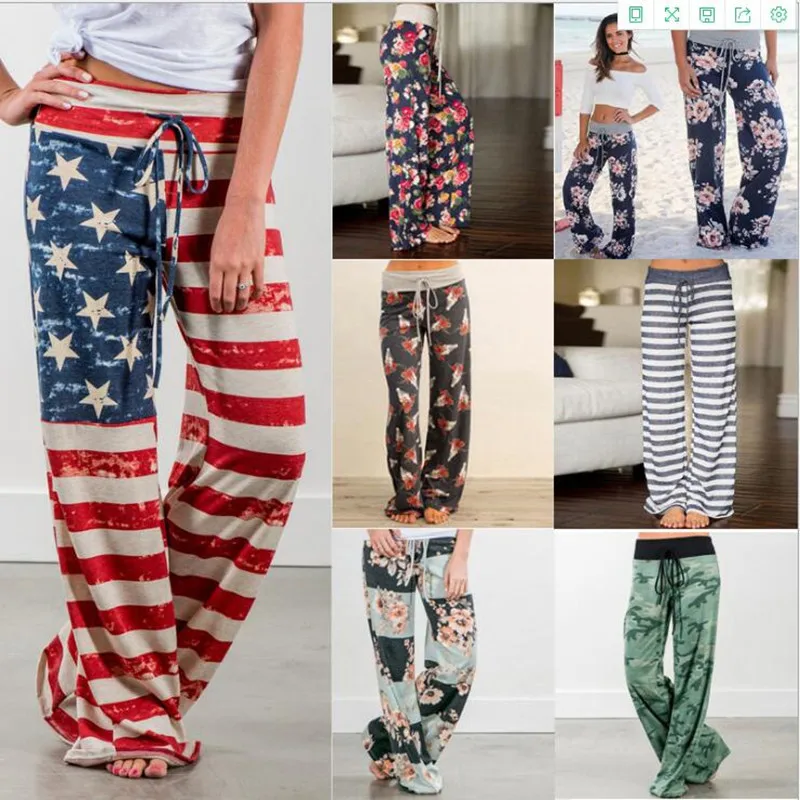 Plus Size Women Loose Floral Print Pants Women Trousers Spring High Waist Casual Straight Bottom Baggy Flare Pants
Plus Size Women Loose Floral Print Pants Women Trousers Spring High Waist Casual Straight Bottom Baggy Flare Pants