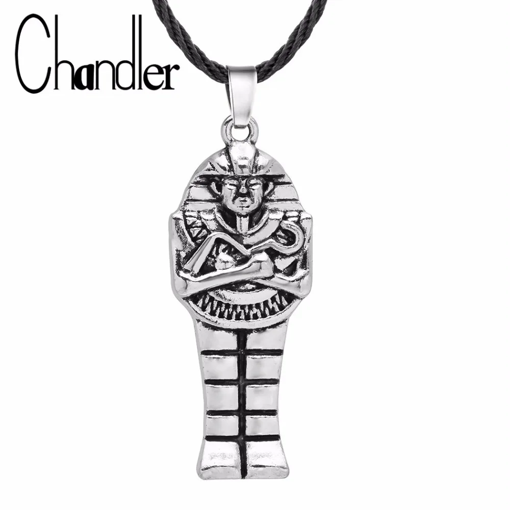 Chandler Pharaoh Necklace Ancient Egyptian Egypt Mummy Charm Antique Bronze Religious Ethnic Men Father's
Chandler Pharaoh Necklace Ancient Egyptian Egypt Mummy Charm Antique Bronze Religious Ethnic Men Father's