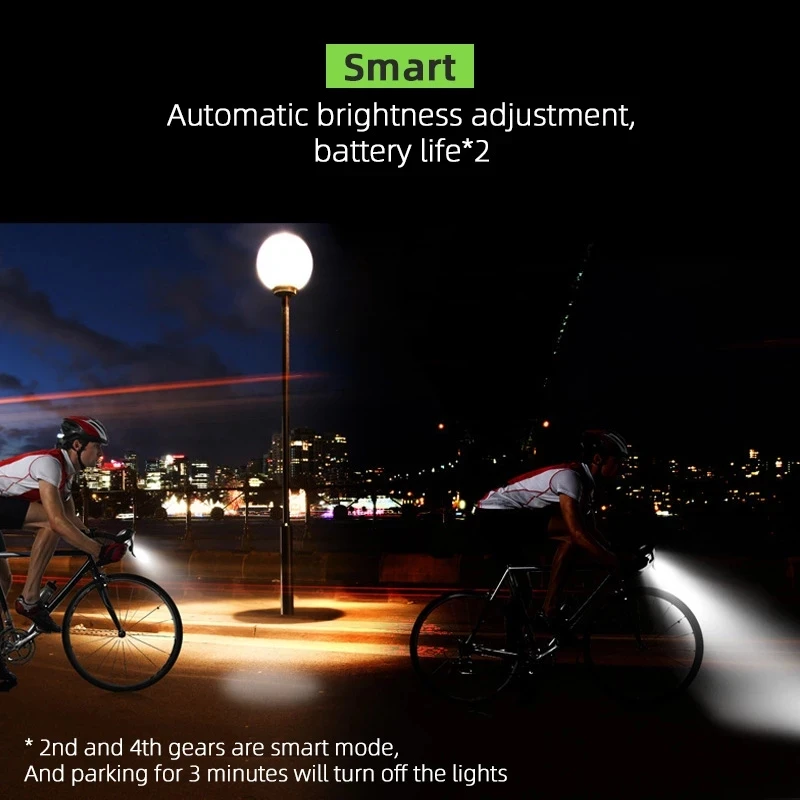 Bike Light with Horn LED Smart Induction Waterproof Bicycle Front Lamp USB Rechargeable Cycling Flashlight Cycle Accessorie
Bike Light with Horn LED Smart Induction Waterproof Bicycle Front Lamp USB Rechargeable Cycling Flashlight Cycle Accessorie