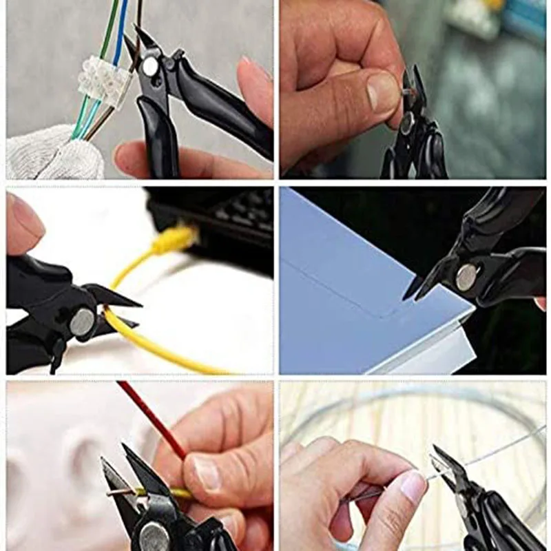 Diagonal Pliers Mini Wire Flush Cutter 3.5 Inch Micro Diagonal Cutting Pliers Wires Insulating Rubber Handle Model Pliers 
Diagonal Pliers Mini Wire Flush Cutter 3.5 Inch Micro Diagonal Cutting Pliers Wires Insulating Rubber Handle Model Pliers