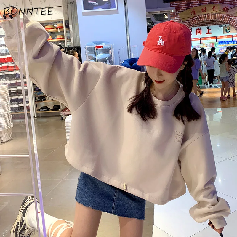 Женские толстовки Ulzzang Kawaii подходящая ко всему Высококачественная свободная