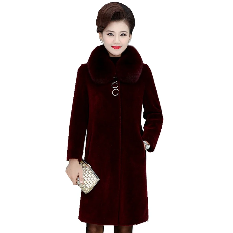 European Genuine Blended Wool Fur Coat Fox Collar Winter Women Warm Outwear Overcoat LF21017MQ
European Genuine Blended Wool Fur Coat Fox Collar Winter Women Warm Outwear Overcoat LF21017MQ