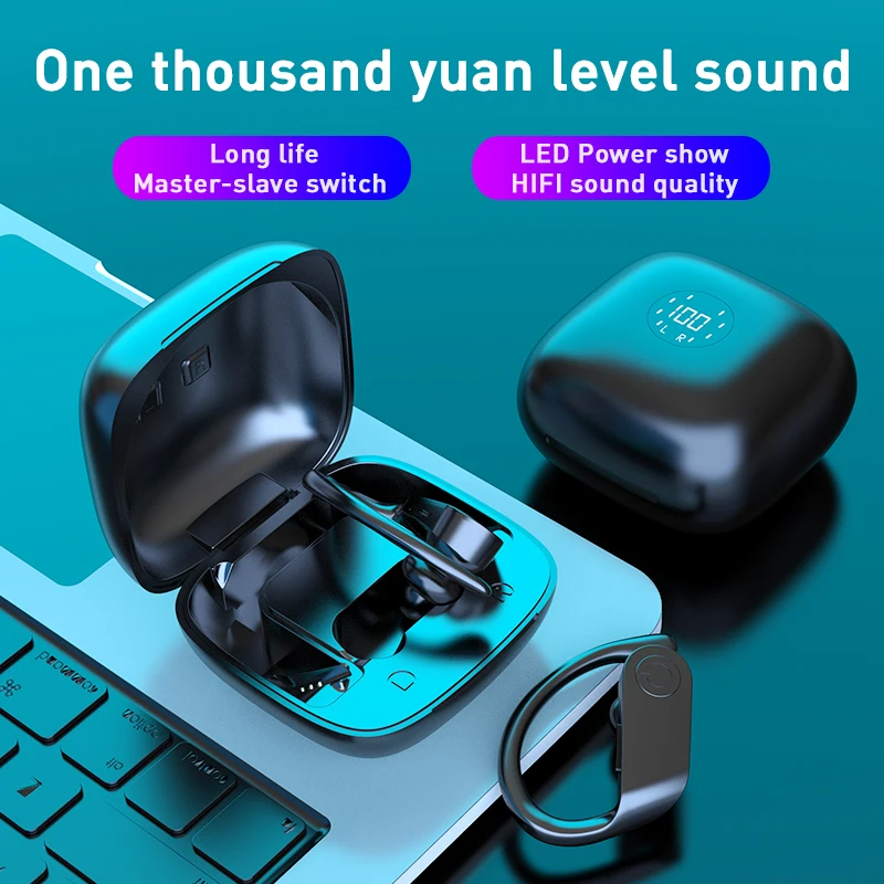 Оригинальный B11 TWS светодиодный дисплей Bluetooth наушники 5 0 беспроводные стерео
