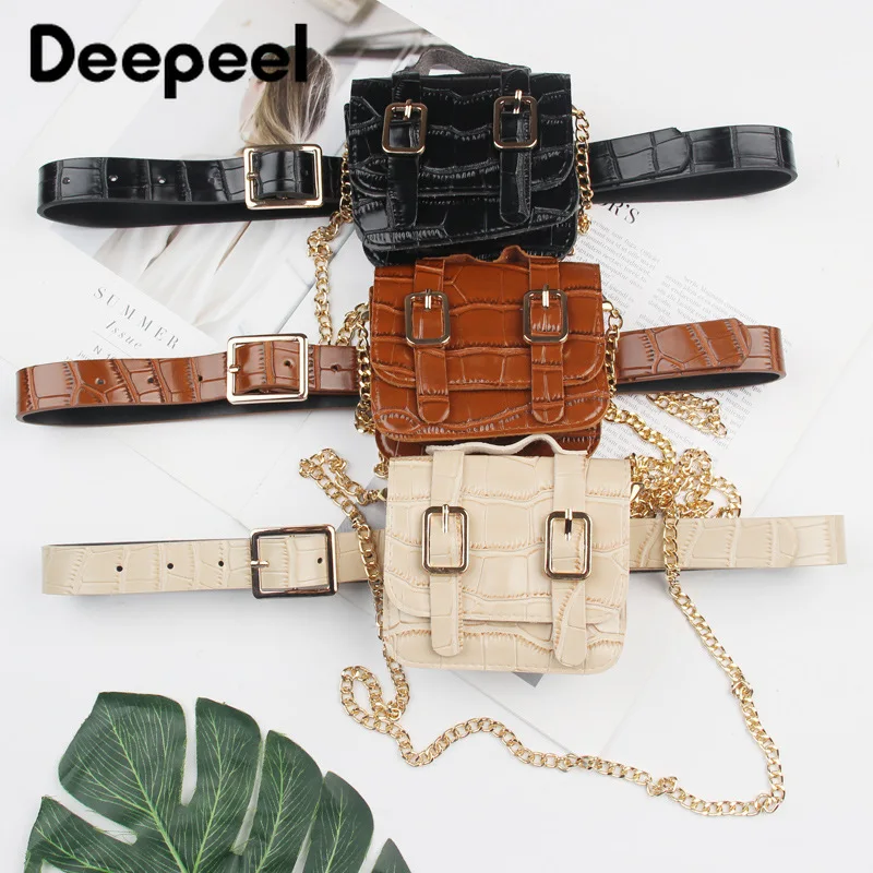 Deepeel 1pc 2.2*106cm Women Embossed Leather Cummerbunds Fashion Female Luxury Belt Mini Waist Bag Chain Decorative Corset CB737
Deepeel 1pc 2.2*106cm Women Embossed Leather Cummerbunds Fashion Female Luxury Belt Mini Waist Bag Chain Decorative Corset CB737