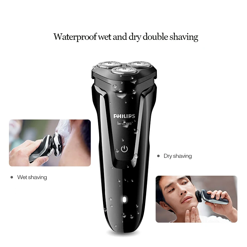 Original Philips Electric Shaver S1010 Rotary Rechargeable Washable with Three Floating Heads for Men's Beard Trimmer
Original Philips Electric Shaver S1010 Rotary Rechargeable Washable with Three Floating Heads for Men's Beard Trimmer