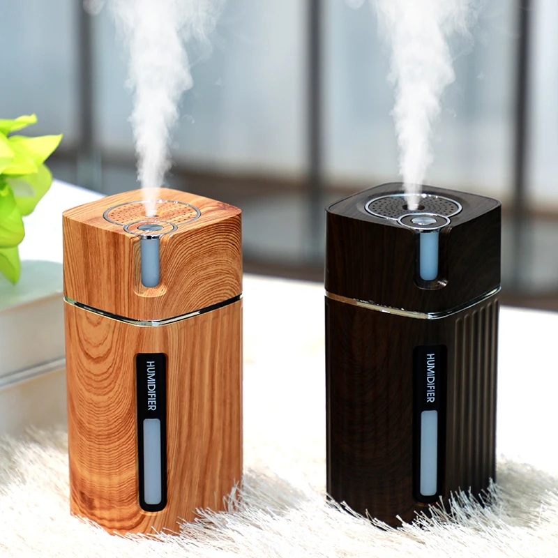 Portable Mini Humidifier Wood Grain 300ML Ultrasonic Car USB Aroma Air Diffuser Color LED Lamp Humidificador For Car Home Office
Portable Mini Humidifier Wood Grain 300ML Ultrasonic Car USB Aroma Air Diffuser Color LED Lamp Humidificador For Car Home Office