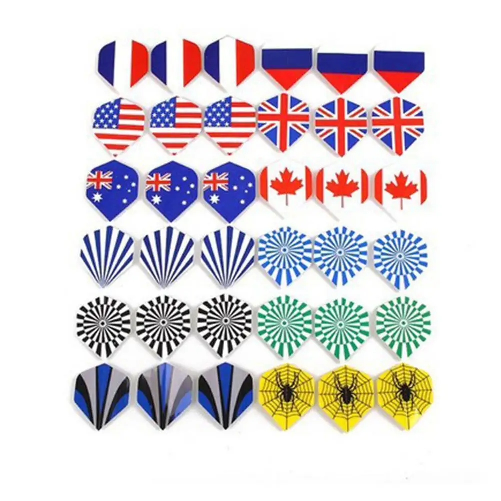 60Pcs/Pack Dart Flights Set Multiple Styles Colorful Flights Accessories Darts Dart Professional Darts Newly PET O1A4
60Pcs/Pack Dart Flights Set Multiple Styles Colorful Flights Accessories Darts Dart Professional Darts Newly PET O1A4