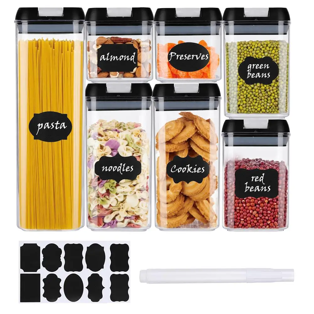 Container Box 7 Pcs Set PP Food Storage Container Set Kitchen Grain Rice Tight Storage Box Fresh Keeping Home Moisture Proof
Container Box 7 Pcs Set PP Food Storage Container Set Kitchen Grain Rice Tight Storage Box Fresh Keeping Home Moisture Proof