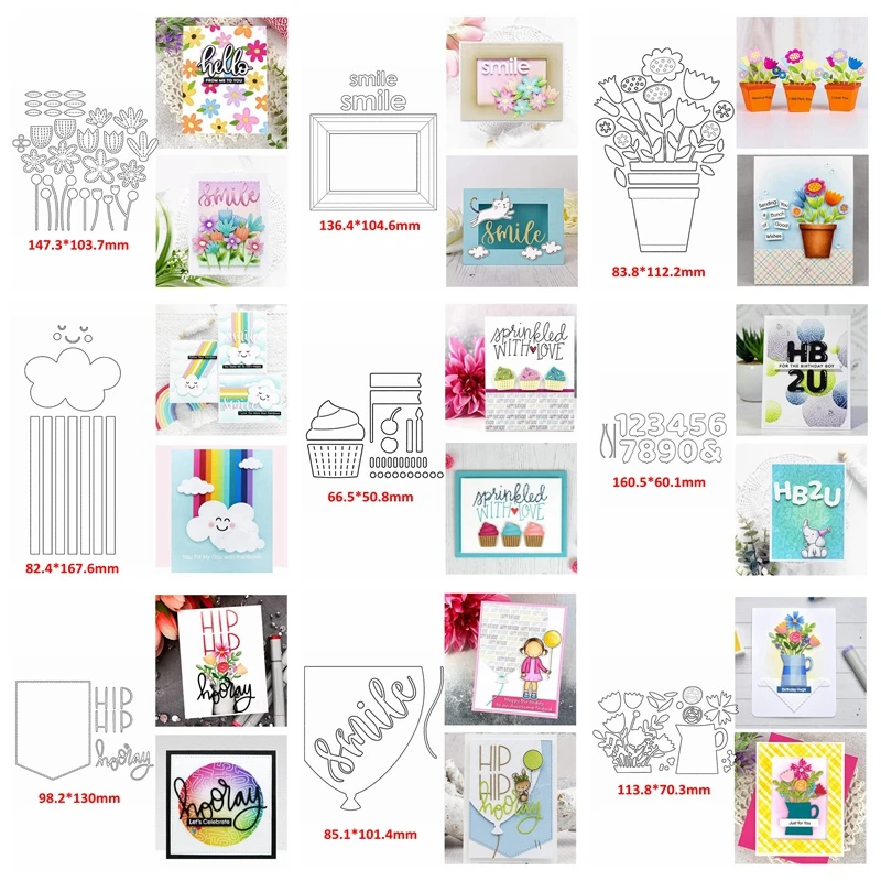 Metal Cutting Dies Stencils 2020 New Die Cuts For Card Making DIY Scrapbooking Album Decoration For Embossed Crafts Cards
Metal Cutting Dies Stencils 2020 New Die Cuts For Card Making DIY Scrapbooking Album Decoration For Embossed Crafts Cards