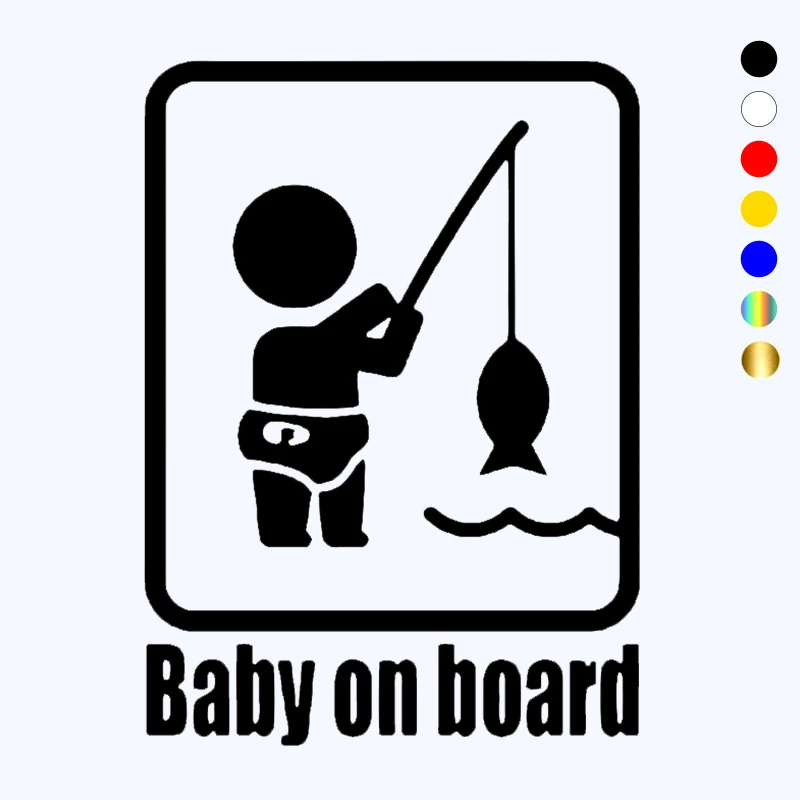 CK20835# Various Sizes Die-Cut Vinyl Decal Fishing Baby on Board Car Sticker Waterproof Auto Decors on Bumper Window Laptop
CK20835# Various Sizes Die-Cut Vinyl Decal Fishing Baby on Board Car Sticker Waterproof Auto Decors on Bumper Window Laptop
