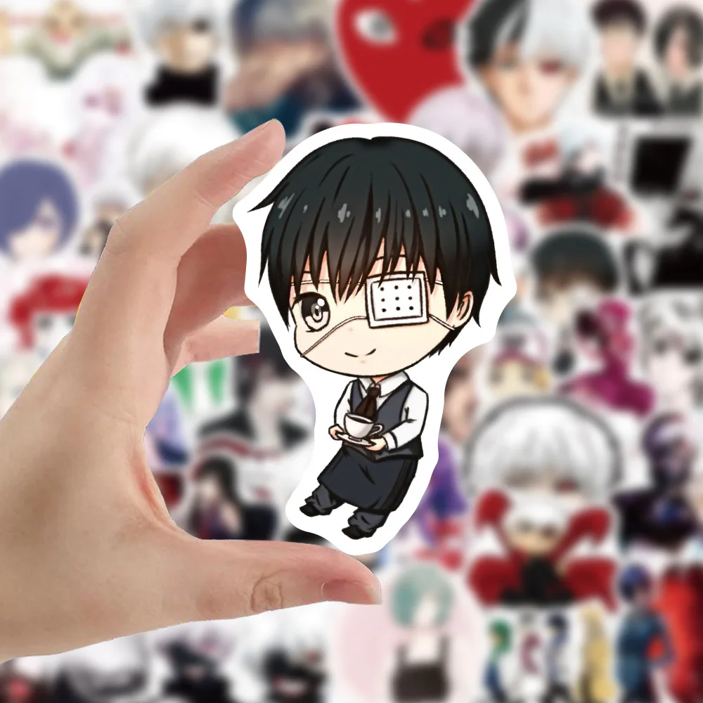 10/50pcs Tokyo Ghoul Sticker for Luggage Laptop Skateboard Bicycle Backpack Decal Japan Anime Pegatinas Toy for Children Gift
10/50pcs Tokyo Ghoul Sticker for Luggage Laptop Skateboard Bicycle Backpack Decal Japan Anime Pegatinas Toy for Children Gift