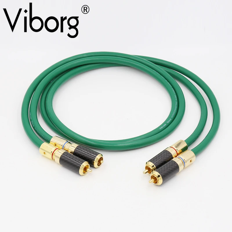 Audiocrast High Performance Silver plated RCA Hi Fi Cable Carbon Gold RCA Connector Audio RCA cable for HIFI
Audiocrast High Performance Silver plated RCA Hi Fi Cable Carbon Gold RCA Connector Audio RCA cable for HIFI