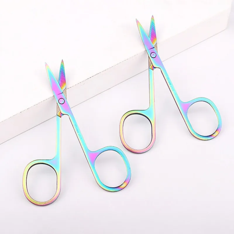 Professional Makeup Scissor Trimming Eyebrow Eyelash Forehead Hair Beard Small Scissor Portable Stainless Steel Beauty Care Tool 
Professional Makeup Scissor Trimming Eyebrow Eyelash Forehead Hair Beard Small Scissor Portable Stainless Steel Beauty Care Tool