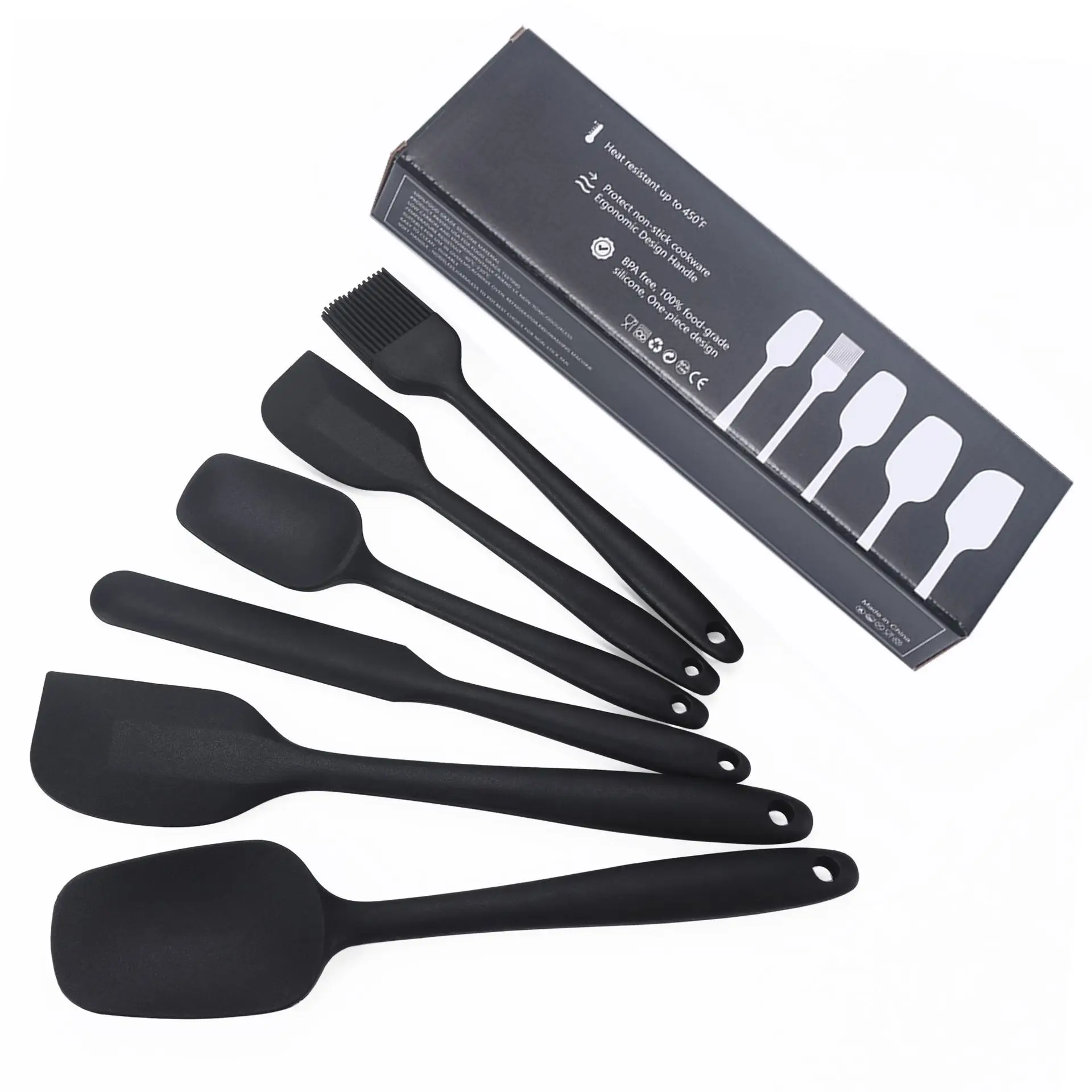 6-piece Cake Spatula Baking Tool Hot Sale Cream Spatula Barbecue Brush Set Silicone Kitchenware
6-piece Cake Spatula Baking Tool Hot Sale Cream Spatula Barbecue Brush Set Silicone Kitchenware