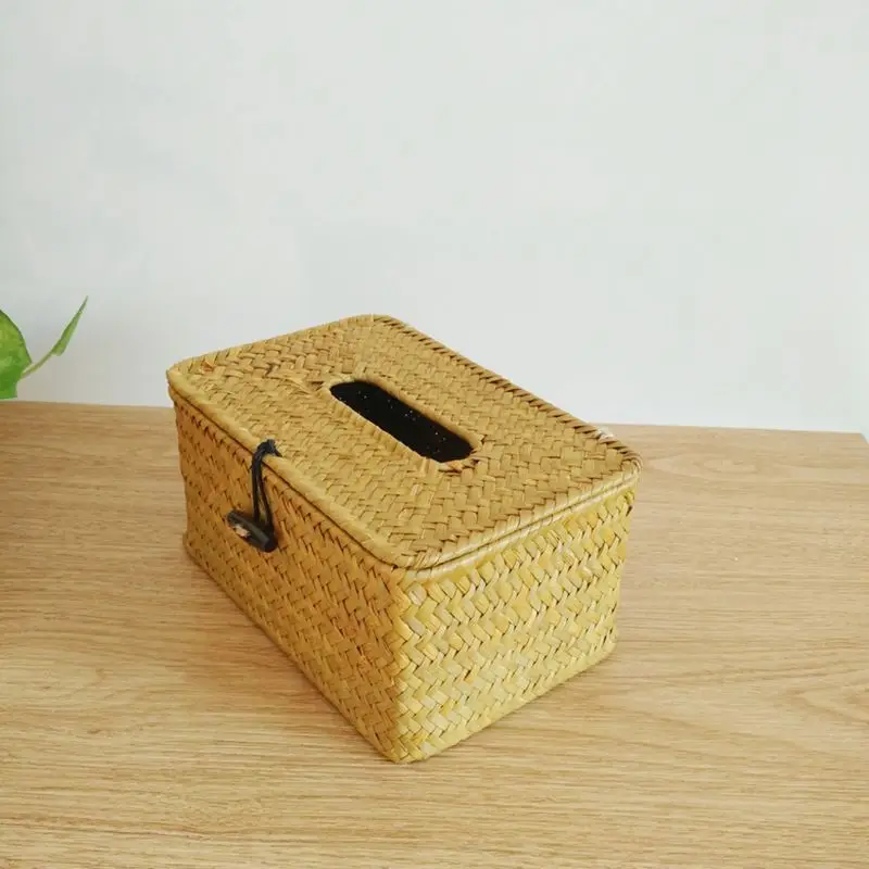 Bathroom Accessory Tissue Box, Algae Rattan Manual Woven Toilet Living Room Creativity Tissue Box, Napkins Tissue Box Holder Cov
Bathroom Accessory Tissue Box, Algae Rattan Manual Woven Toilet Living Room Creativity Tissue Box, Napkins Tissue Box Holder Cov
