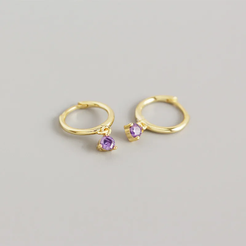 Silver Small Purple Zircon New 100% 925 Sterling Stud Earrings for Women Fashion Jewelry Best Gifts
Silver Small Purple Zircon New 100% 925 Sterling Stud Earrings for Women Fashion Jewelry Best Gifts