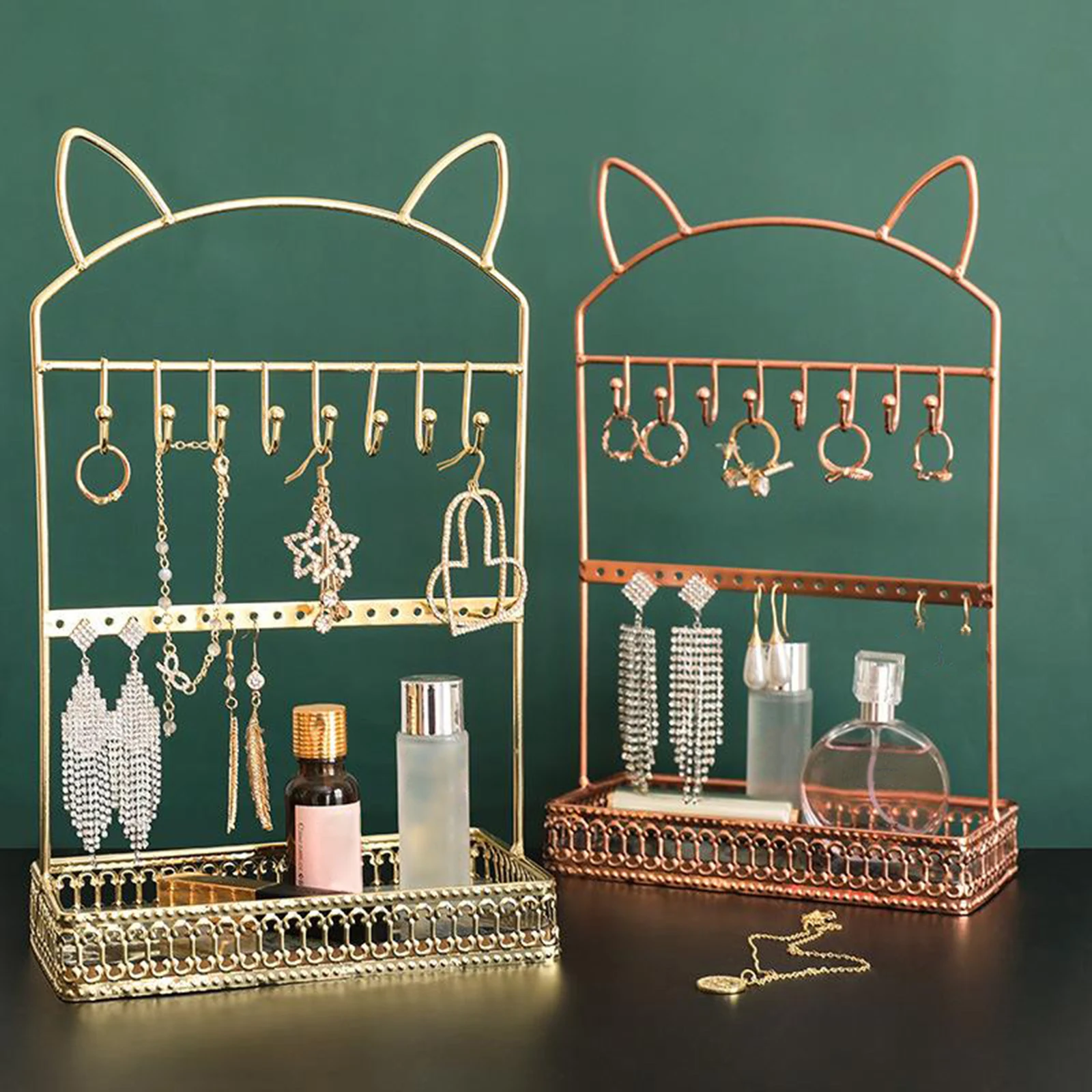 Cute Metal Iron Jewelry Hanger Multipurpose for Earrings Pendants Bracelets Rings Organizer Jewelry Display Holder Rack 2 Colors
Cute Metal Iron Jewelry Hanger Multipurpose for Earrings Pendants Bracelets Rings Organizer Jewelry Display Holder Rack 2 Colors