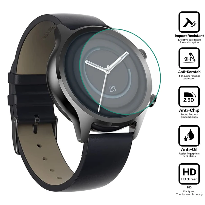 Защитная пленка из закаленного стекла для часов Ticwatch C2/Plus C2 + C2plus защита