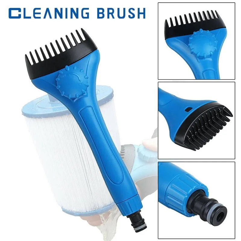 1PC Pool Cartridge Filter Cleaner Brush PVC 26.5*9.5*8cm Water Wand Spa Hot Tub Brush For Swimming Pool Outdoor Hot Tubs
1PC Pool Cartridge Filter Cleaner Brush PVC 26.5*9.5*8cm Water Wand Spa Hot Tub Brush For Swimming Pool Outdoor Hot Tubs